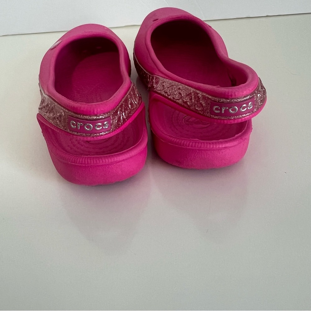 Crocs Kadee Ballet Flats Candy Pink Slip On Flats Comfort Shoes - Picture 6 of 7
